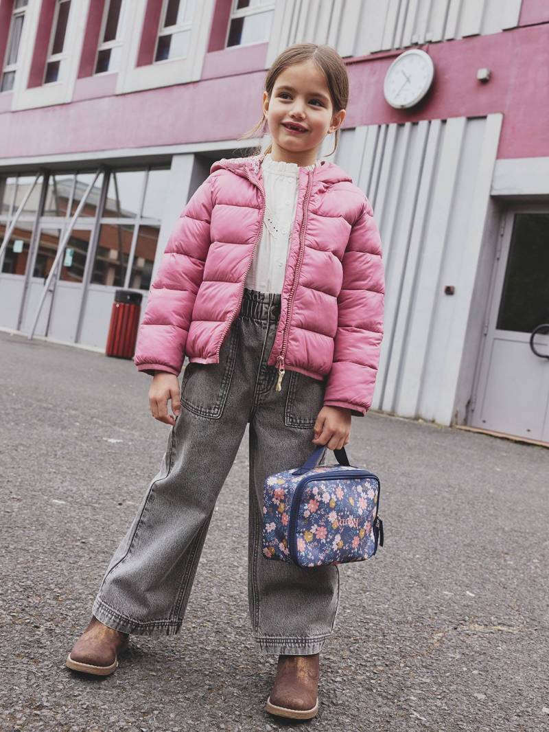 Mädchen Light-Steppjacke mit Kapuze von Vertbaudet