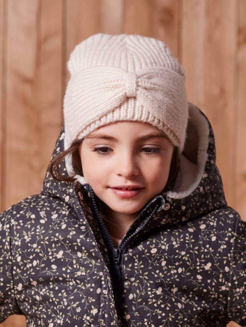 Mädchen Mütze aus Rippenstrick von Vertbaudet