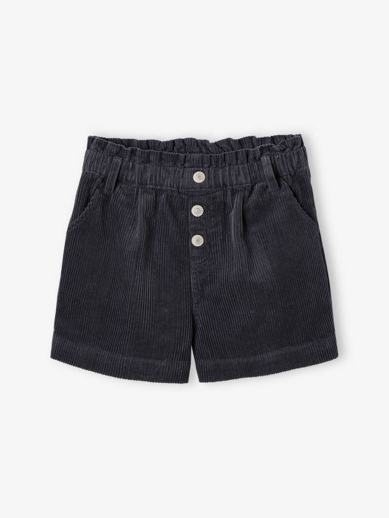 Mädchen Paperbag-Shorts aus Cord von Vertbaudet