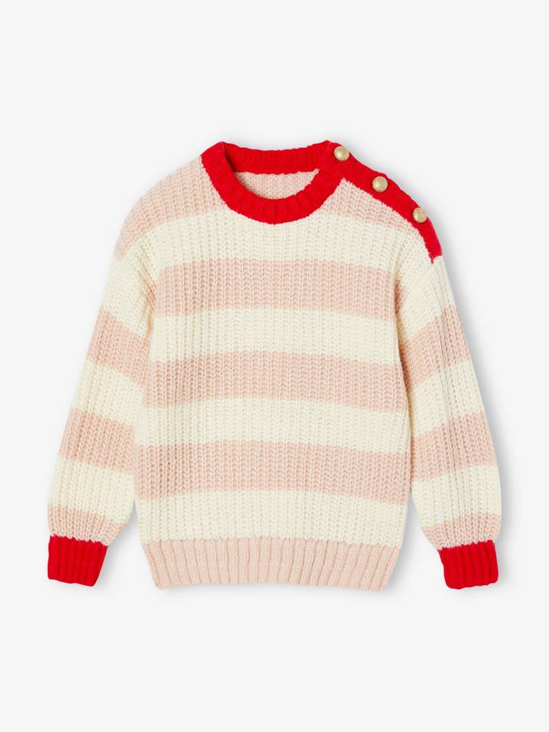 Mädchen Pullover Mama-Tochter-Capsule STREIFENLIEBE von Vertbaudet