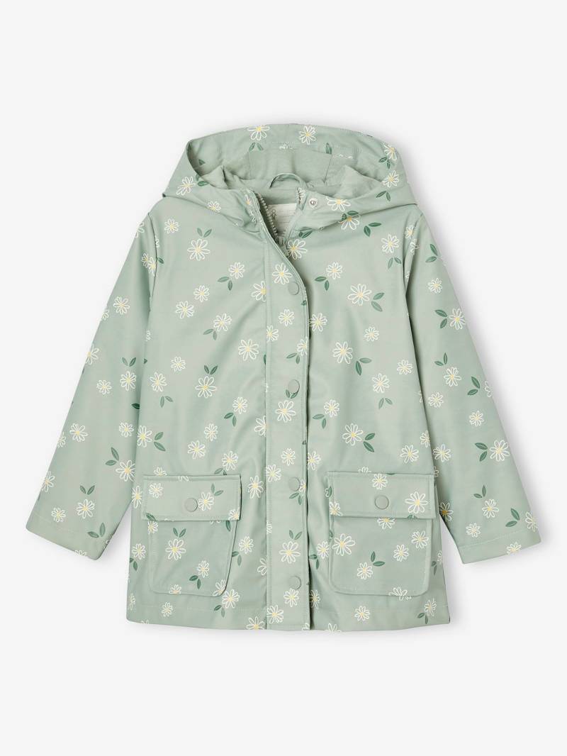 Mädchen Regenjacke mit Kapuze und Print von Vertbaudet