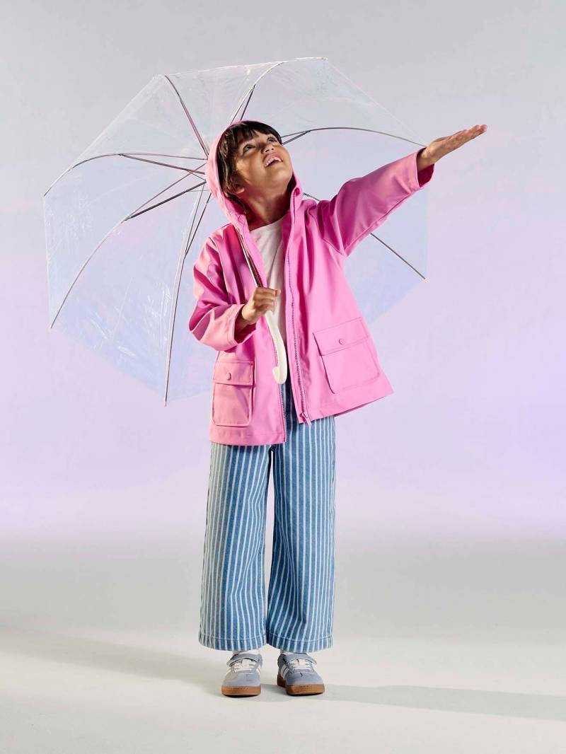 Mädchen Regenjacke mit Kapuze von Vertbaudet