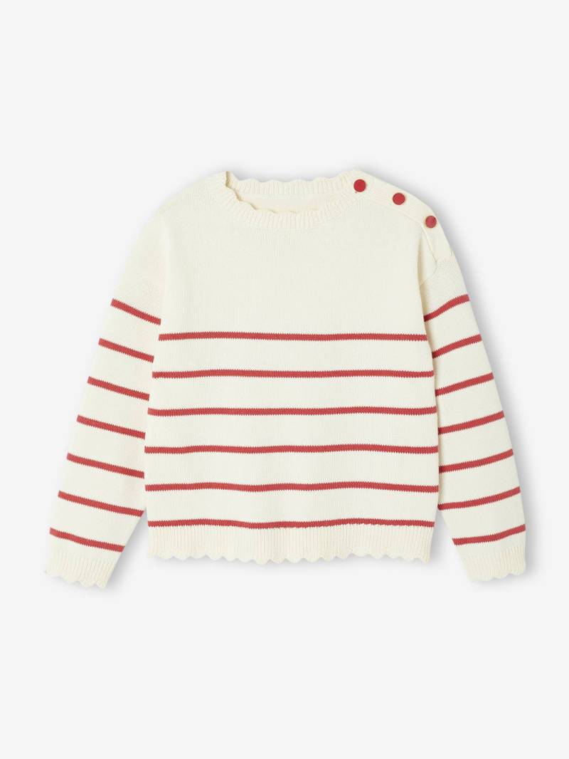 Mädchen Ringelpullover von Vertbaudet