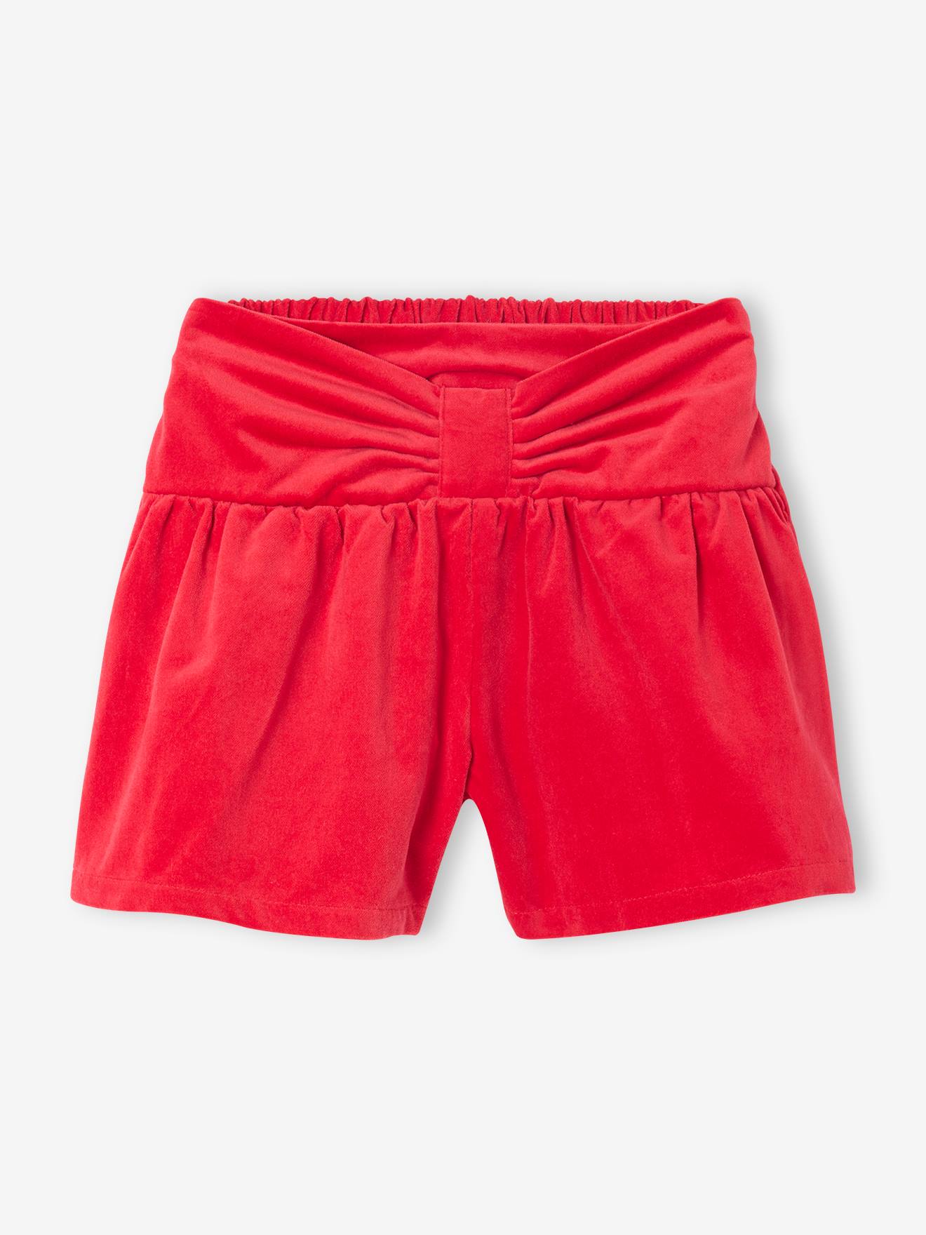 Mädchen Samtshorts mit Schleife vorn Mädchen Samtshorts mit Schleife vorn von Vertbaudet