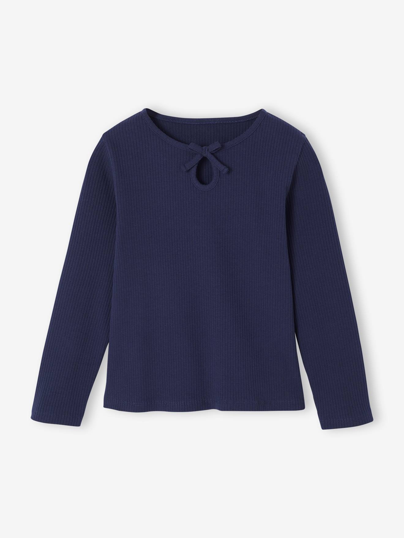 Mädchen Shirt mit Cut-Out und Schleife von Vertbaudet