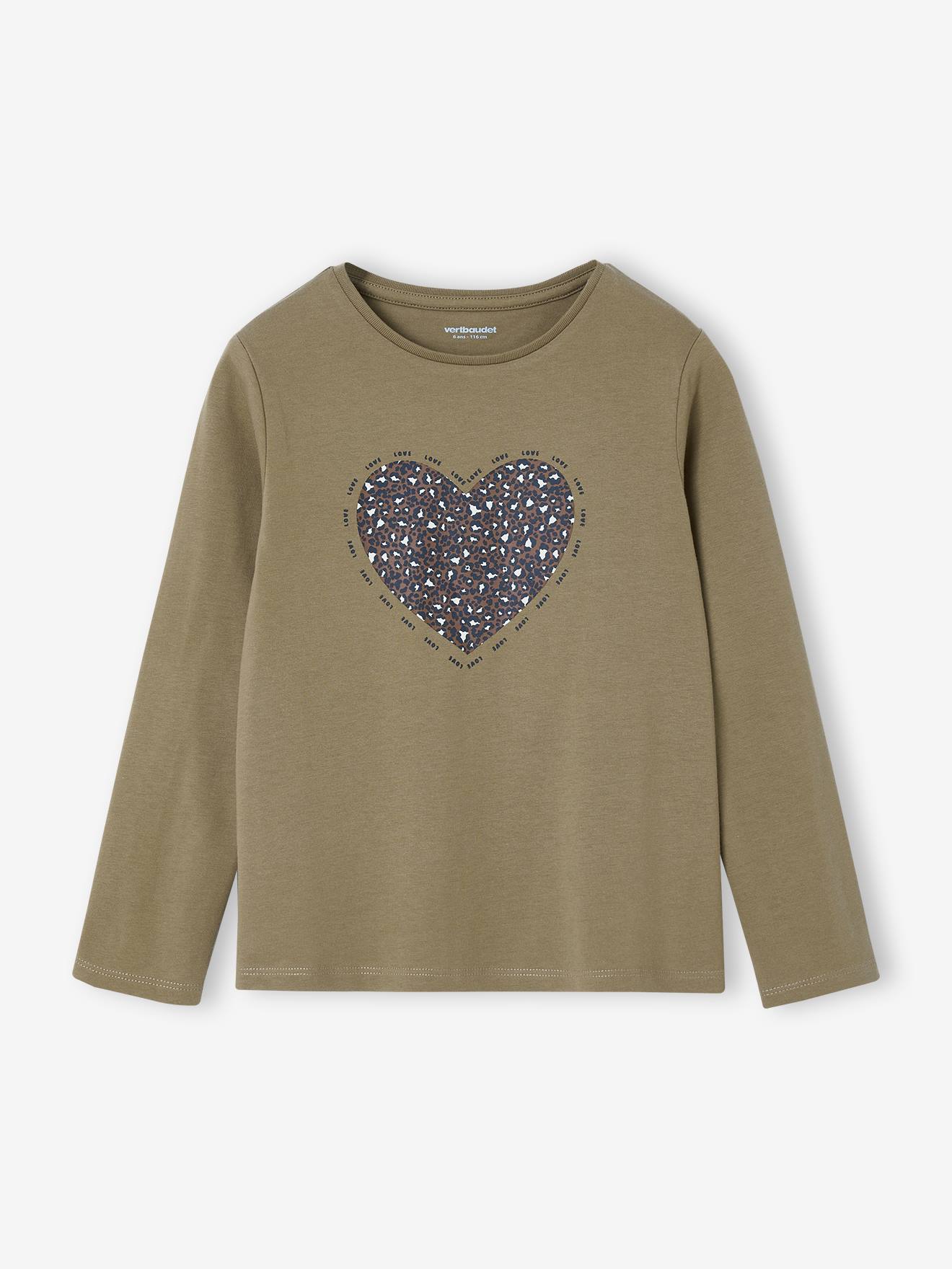 Mädchen Shirt mit Paillettenmotiv Mädchen Shirt mit Paillettenmotiv von Vertbaudet
