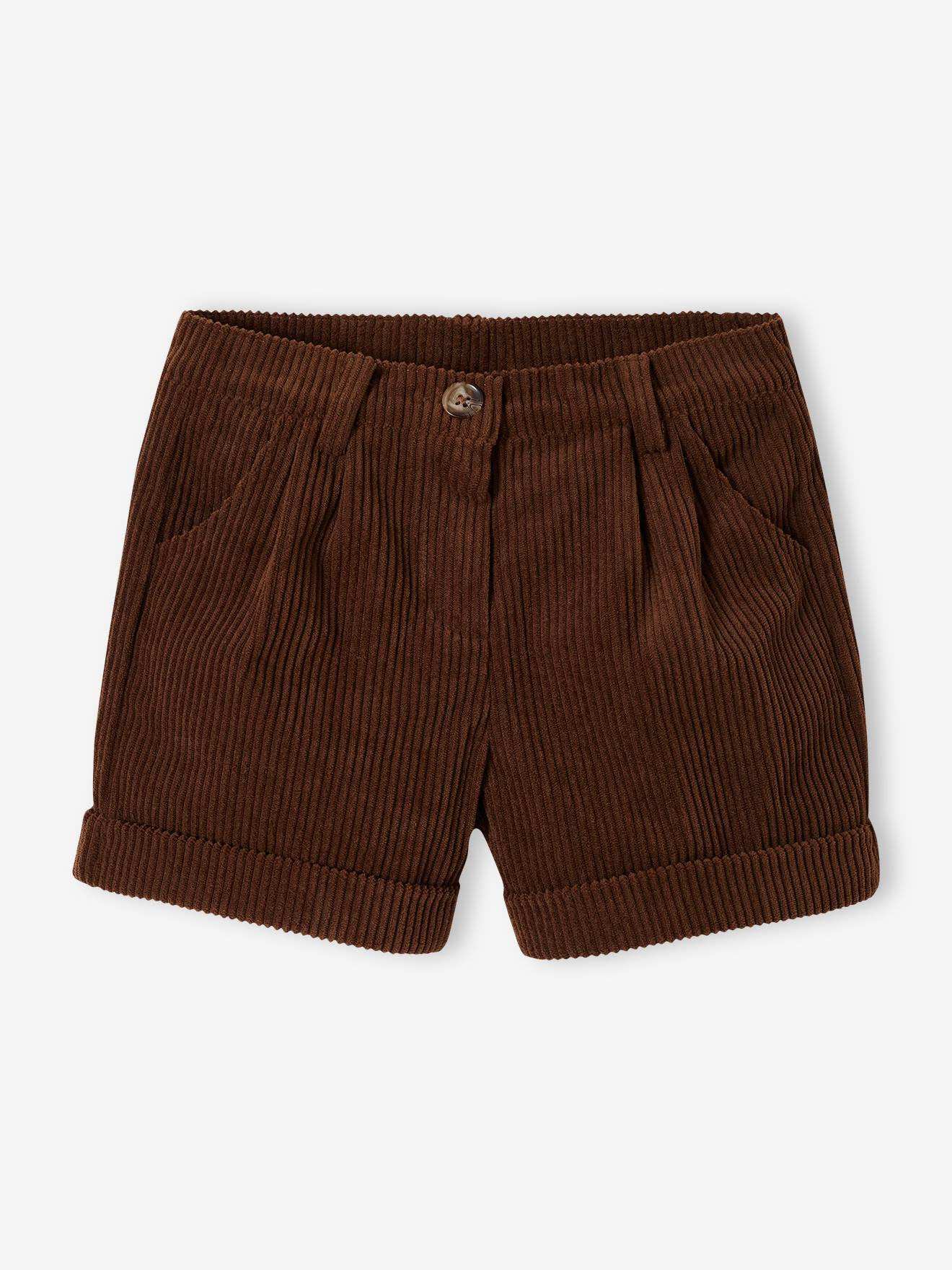 Mädchen Shorts aus Cord von Vertbaudet