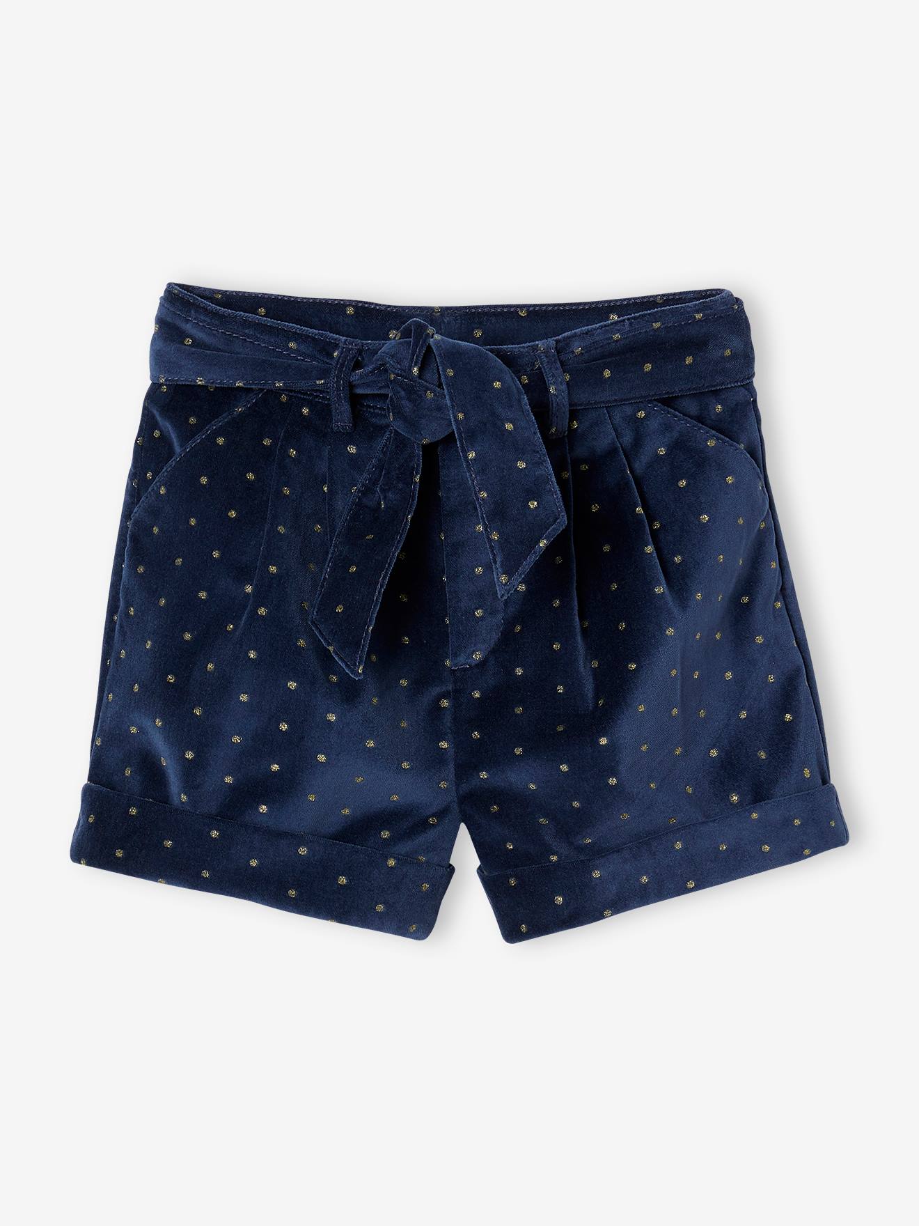 Mädchen Shorts aus Samt von Vertbaudet