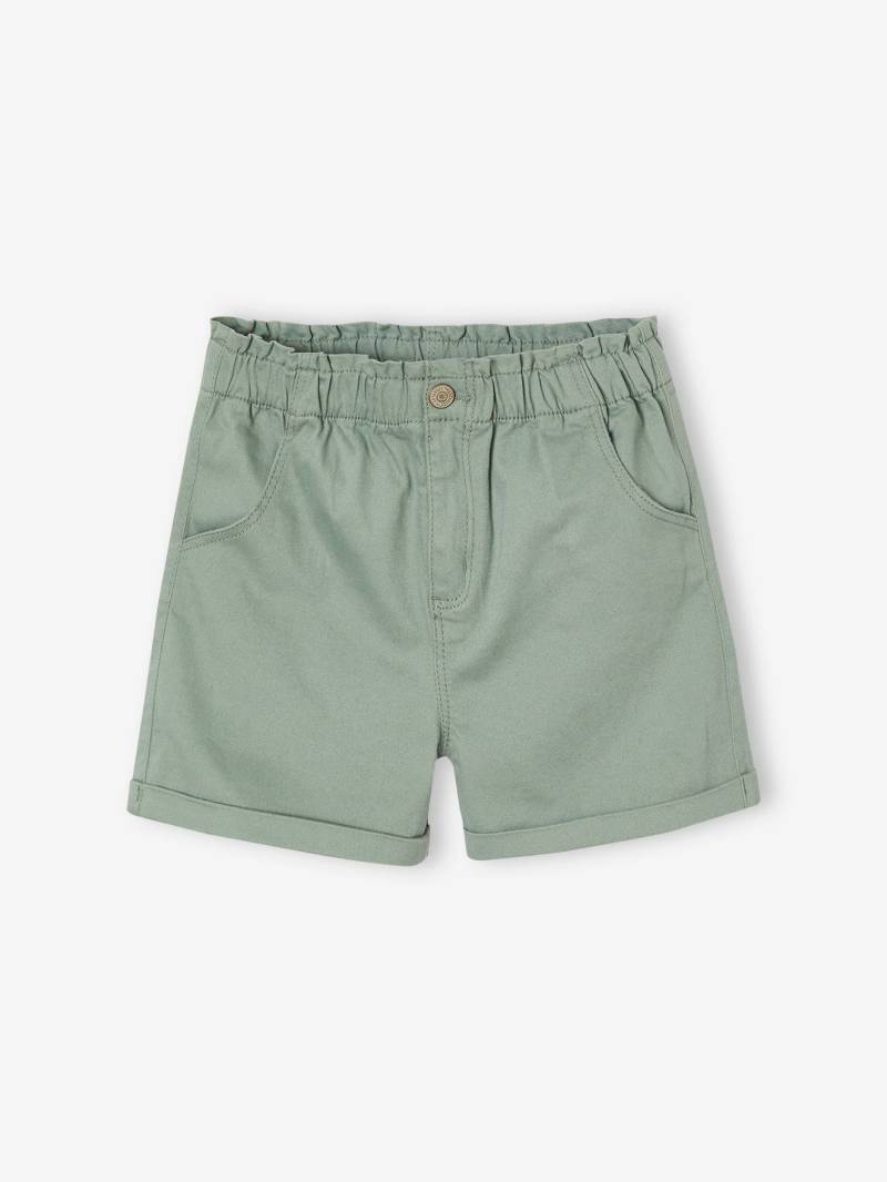 Mädchen Shorts mit Dehnbund BASIC salbei von Vertbaudet