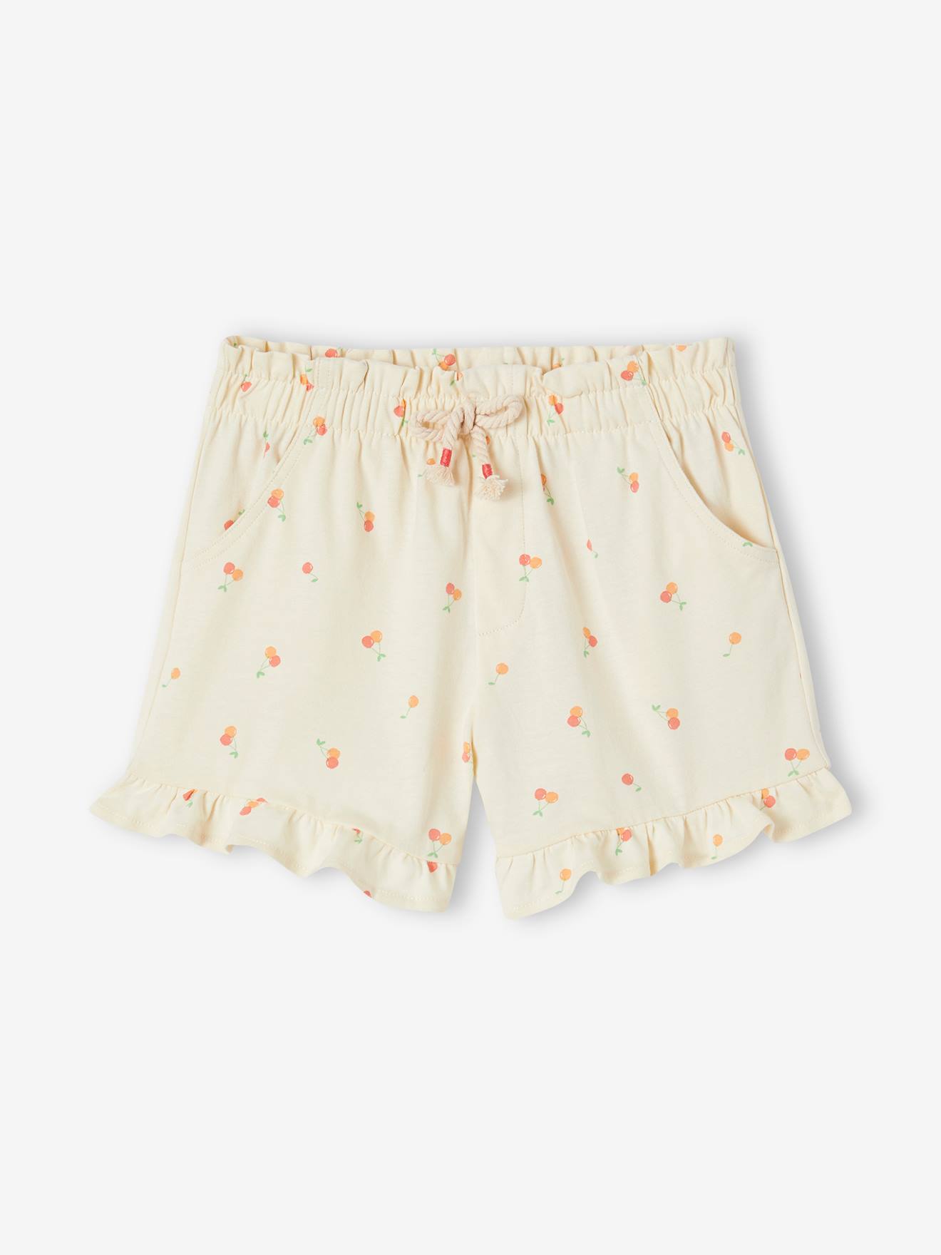 Mädchen Shorts mit Volants von Vertbaudet