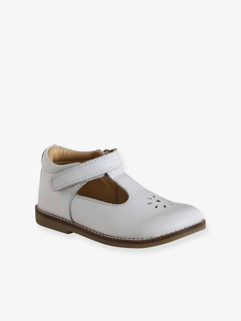 Mädchen Spangenschuhe aus Leder von Vertbaudet