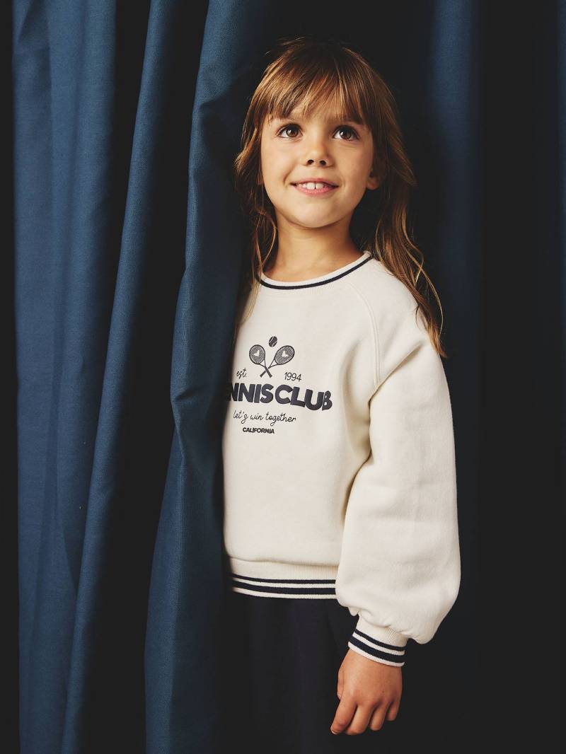 Mädchen Sport-Sweatshirt mit Recycling-Polyester von Vertbaudet
