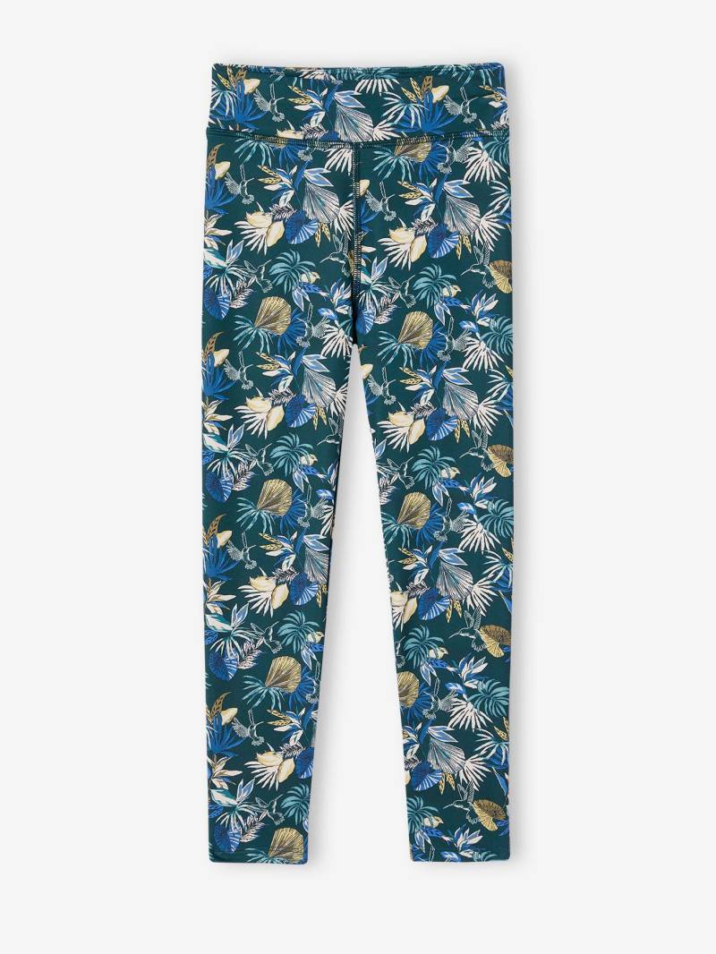 Mädchen Sportleggings mit exotischem Blumenprint von Vertbaudet