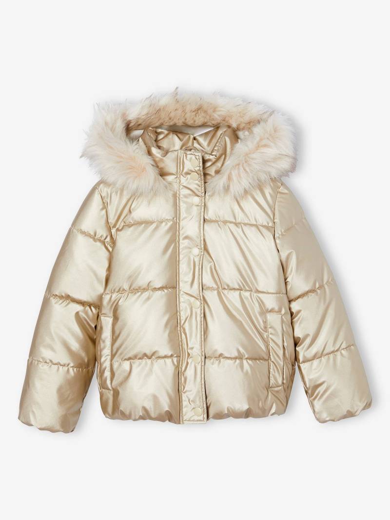 Mädchen Steppjacke mit Kapuze und Fleecefutter von Vertbaudet