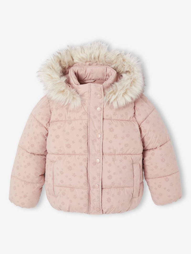 Mädchen Steppjacke mit Kapuze und Fleecefutter von Vertbaudet