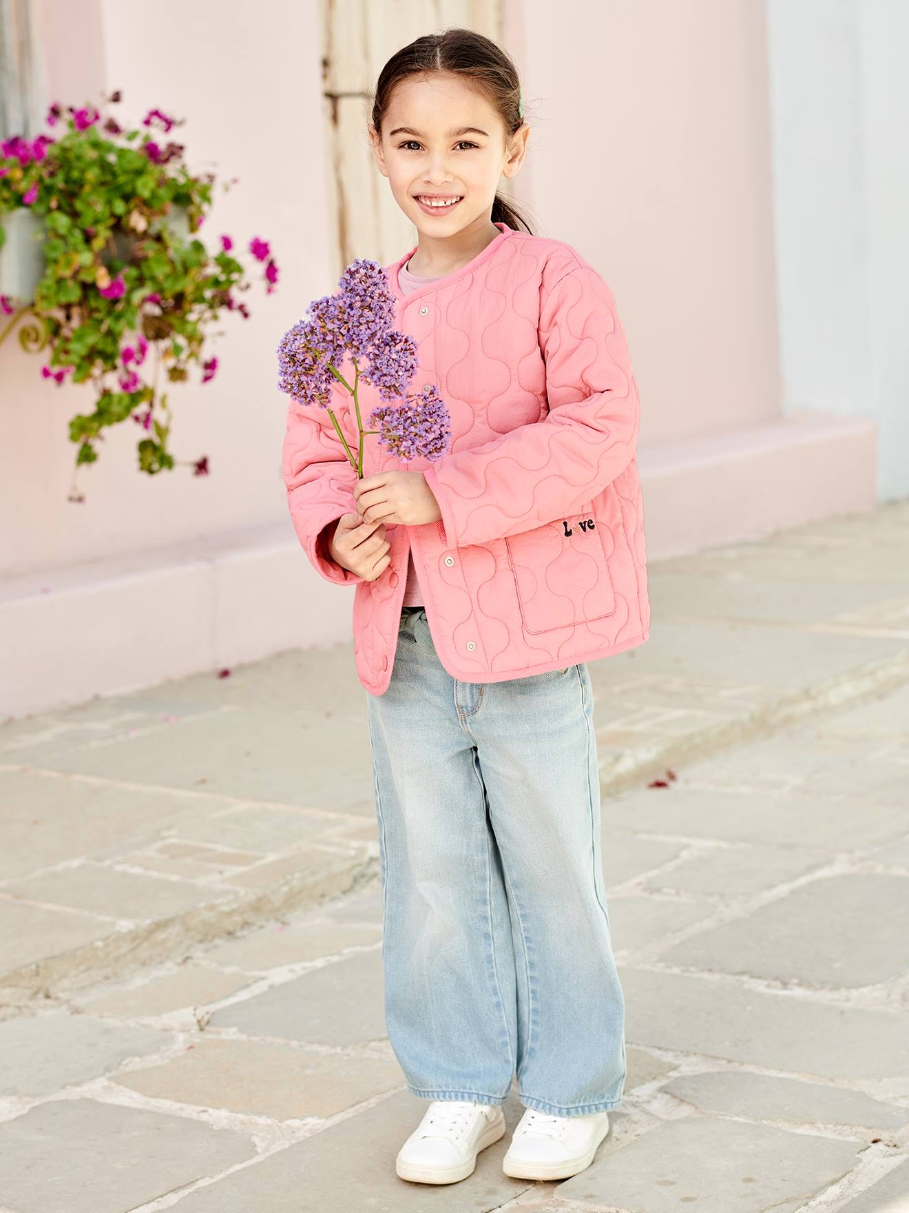 Mädchen Steppjacke mit Recyclingmaterial von Vertbaudet