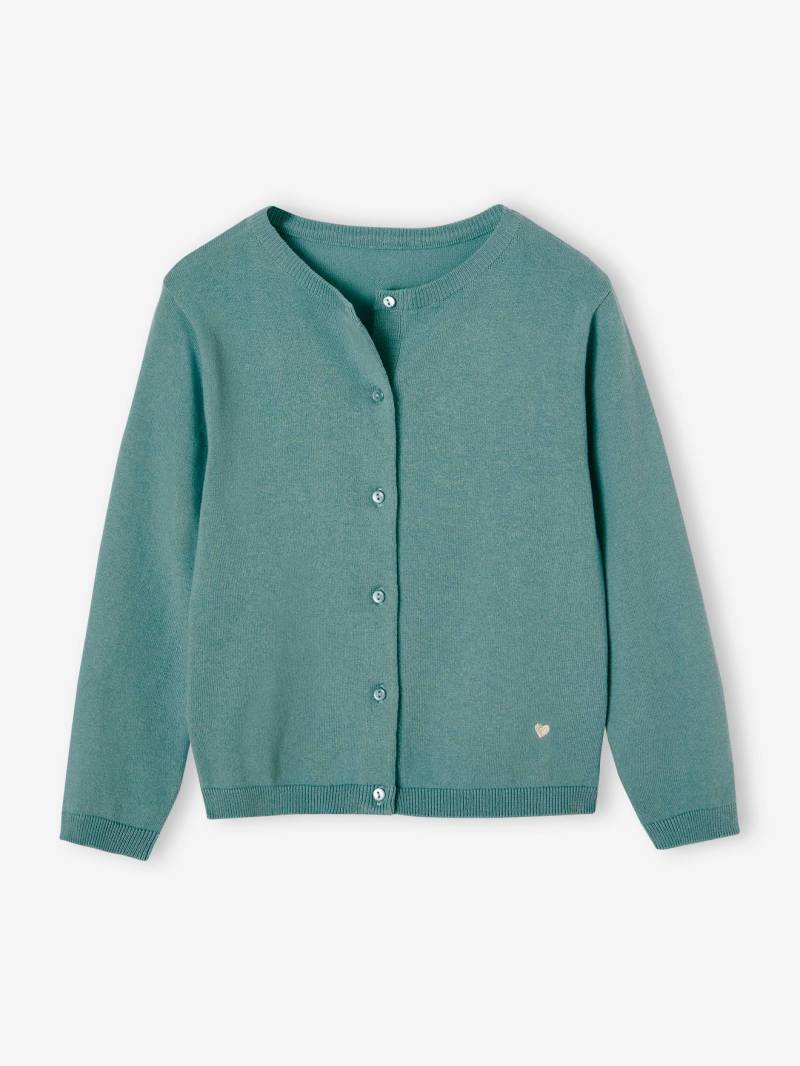 Mädchen Strickjacke BASICS von Vertbaudet