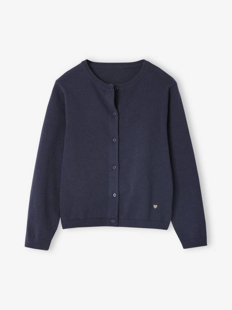 Mädchen Strickjacke BASICS von Vertbaudet