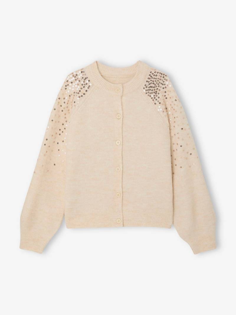 Mädchen Strickjacke mit Pailletten für Weihnachten Mädchen Strickjacke mit Pailletten für Weihnachten von Vertbaudet