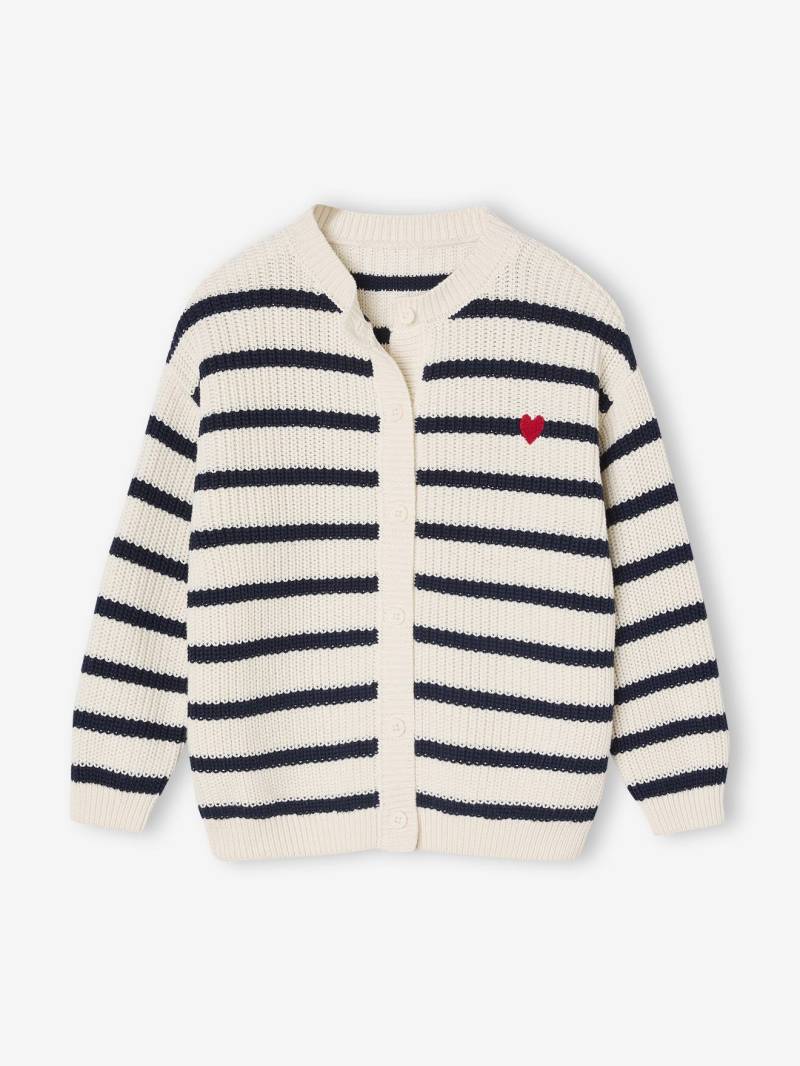 Mädchen Strickjacke mit kleinen Stickereien von Vertbaudet