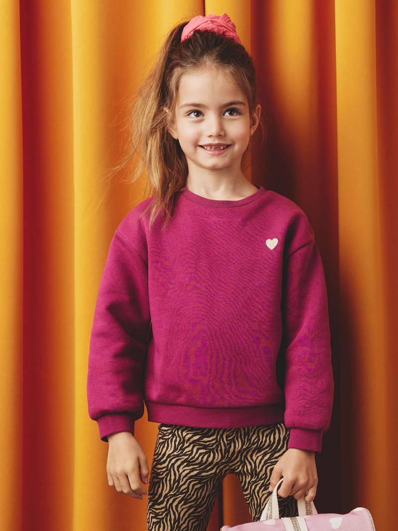 Mädchen Sweatshirt mit Print Basics von Vertbaudet