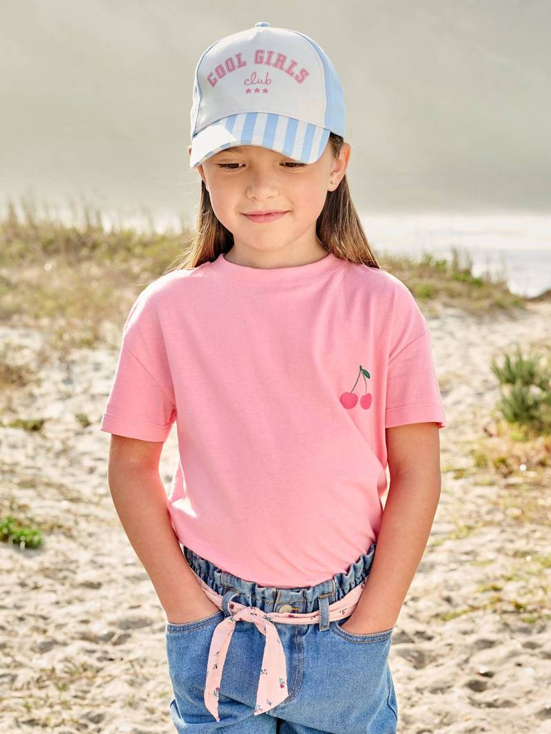 Mädchen T-Shirt BASIC bonbon von Vertbaudet