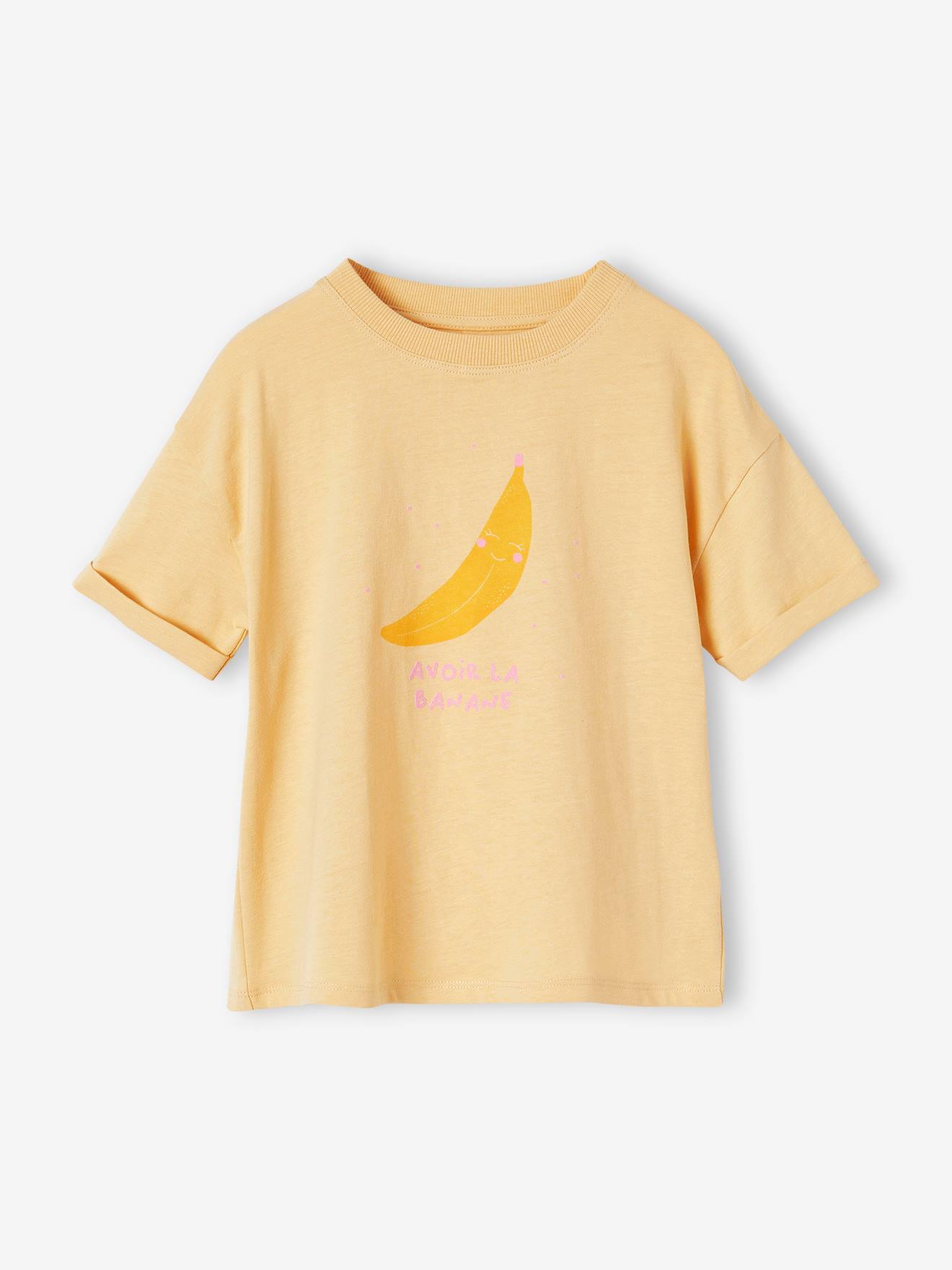 Mädchen T-Shirt mit Recycling-Baumwolle von Vertbaudet