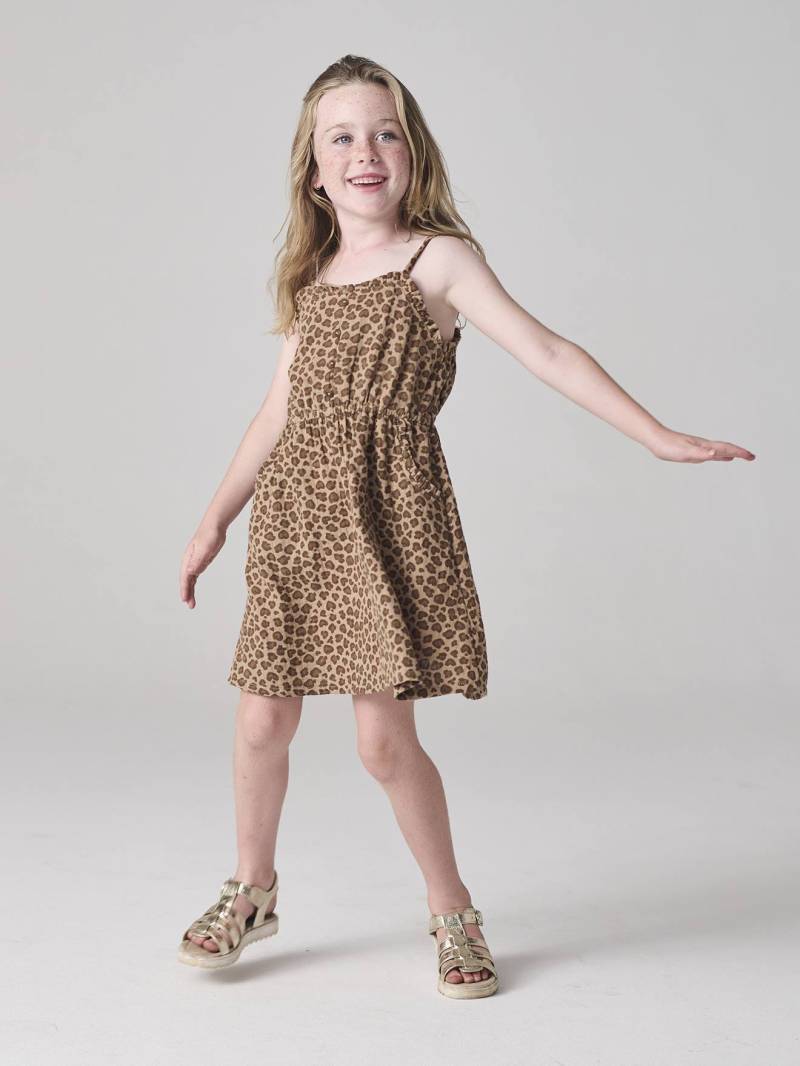 Mädchen Trägerkleid aus Musselin von Vertbaudet