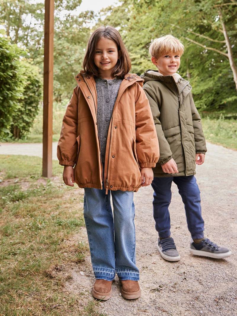 Mädchen Winterjacke mit Kapuze von Vertbaudet