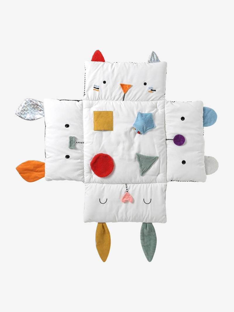 Mitwachsende Baby Activity-Decke mit Spielbögen SENSORIK-SPASS von Vertbaudet