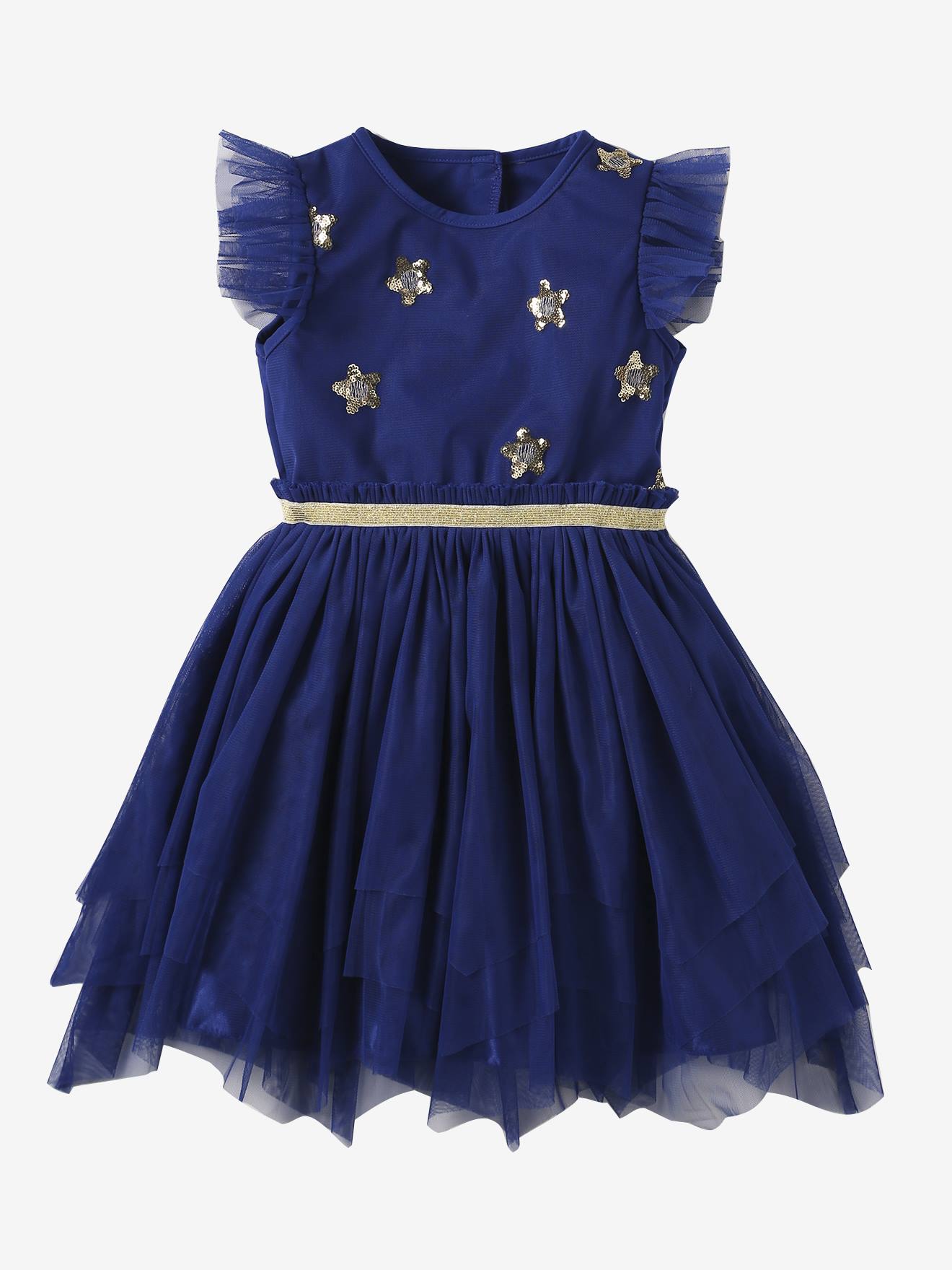 Prinzessinnen-Kostüm mit Paillettensternen für Kinder von Vertbaudet