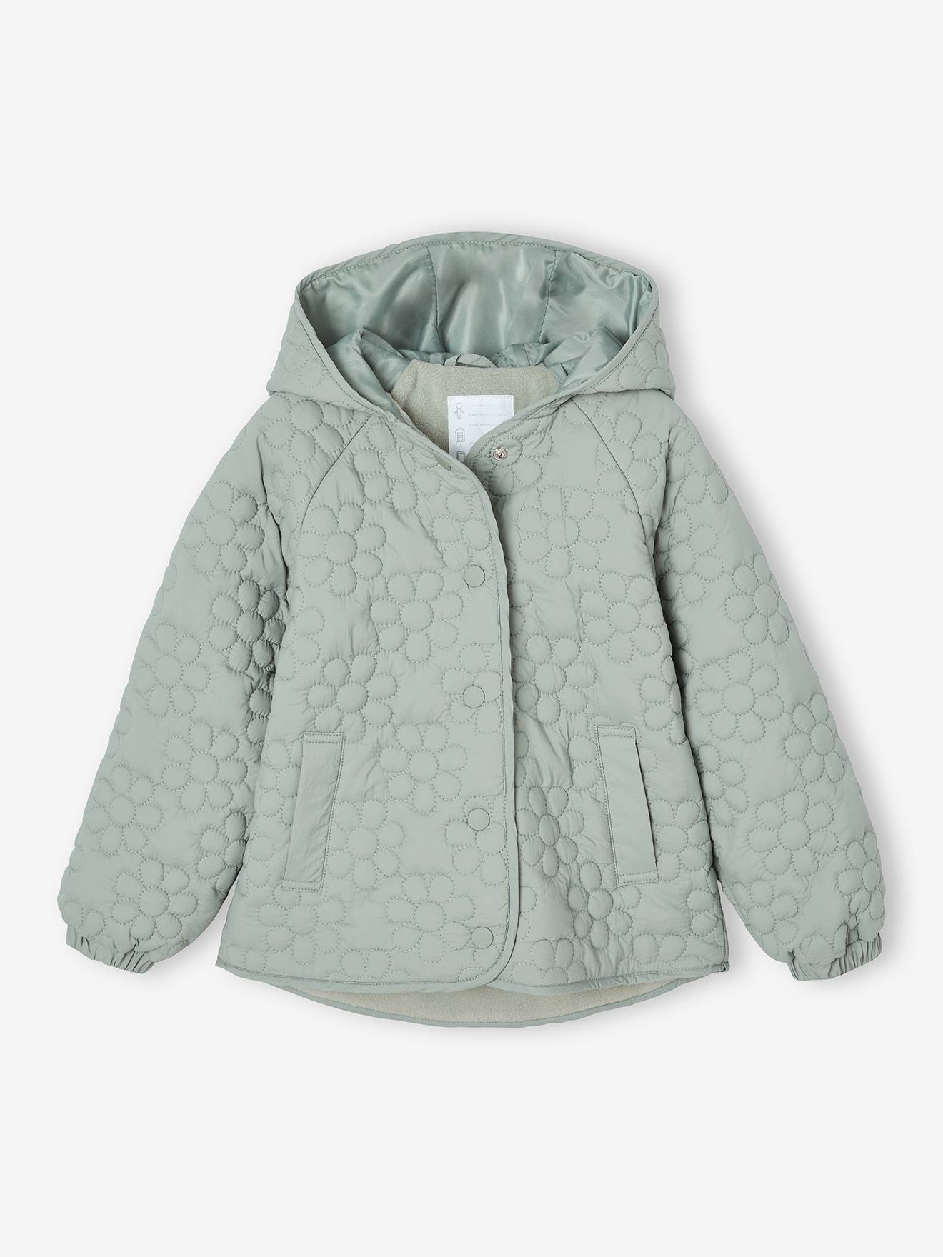 Mädchen Light-Steppjacke mit Blumenmuster Mädchen Light-Steppjacke mit Blumenmuster von Vertbaudet