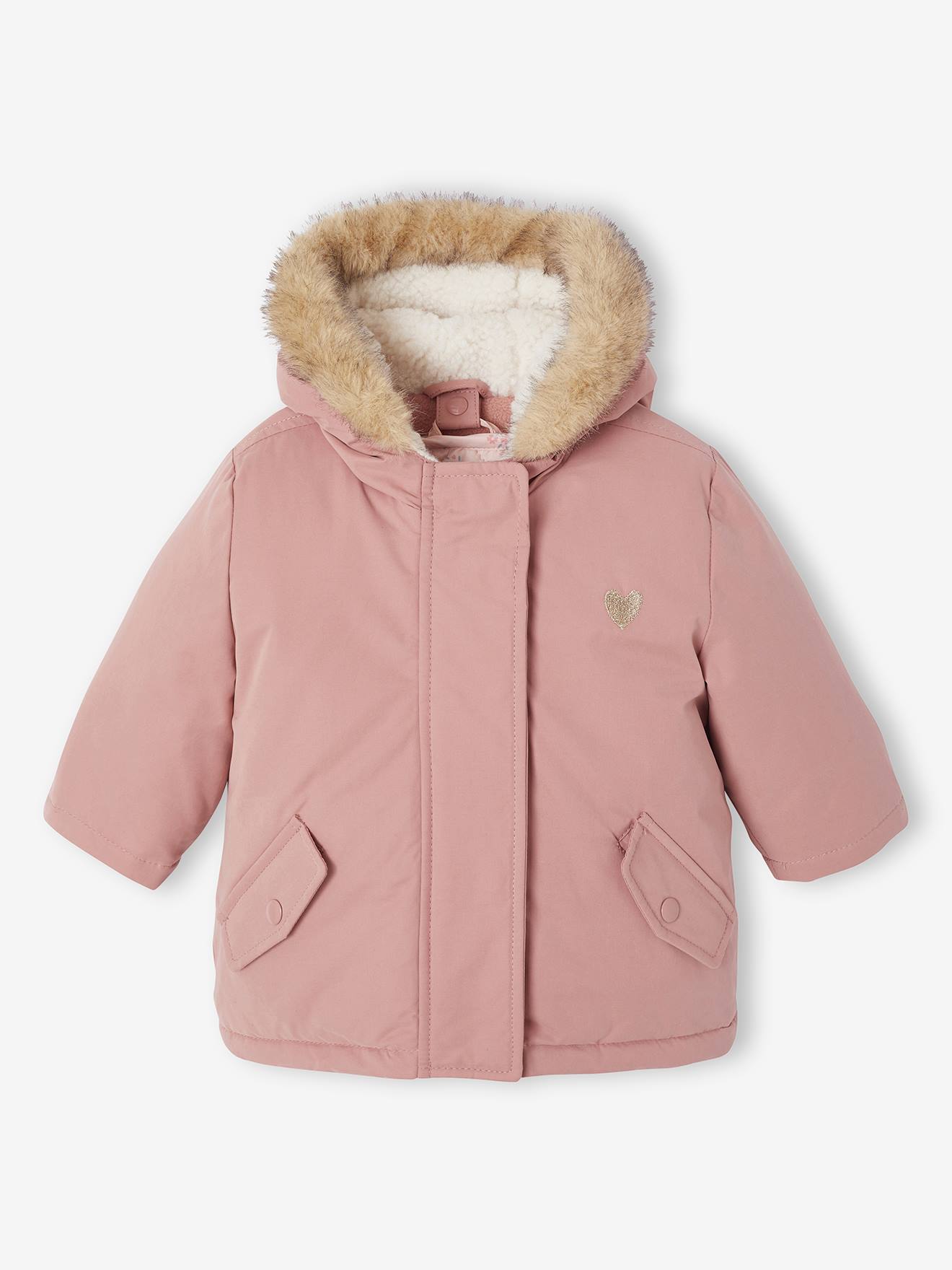 Parka mit Kapuze 3-in-1 Baby von Vertbaudet