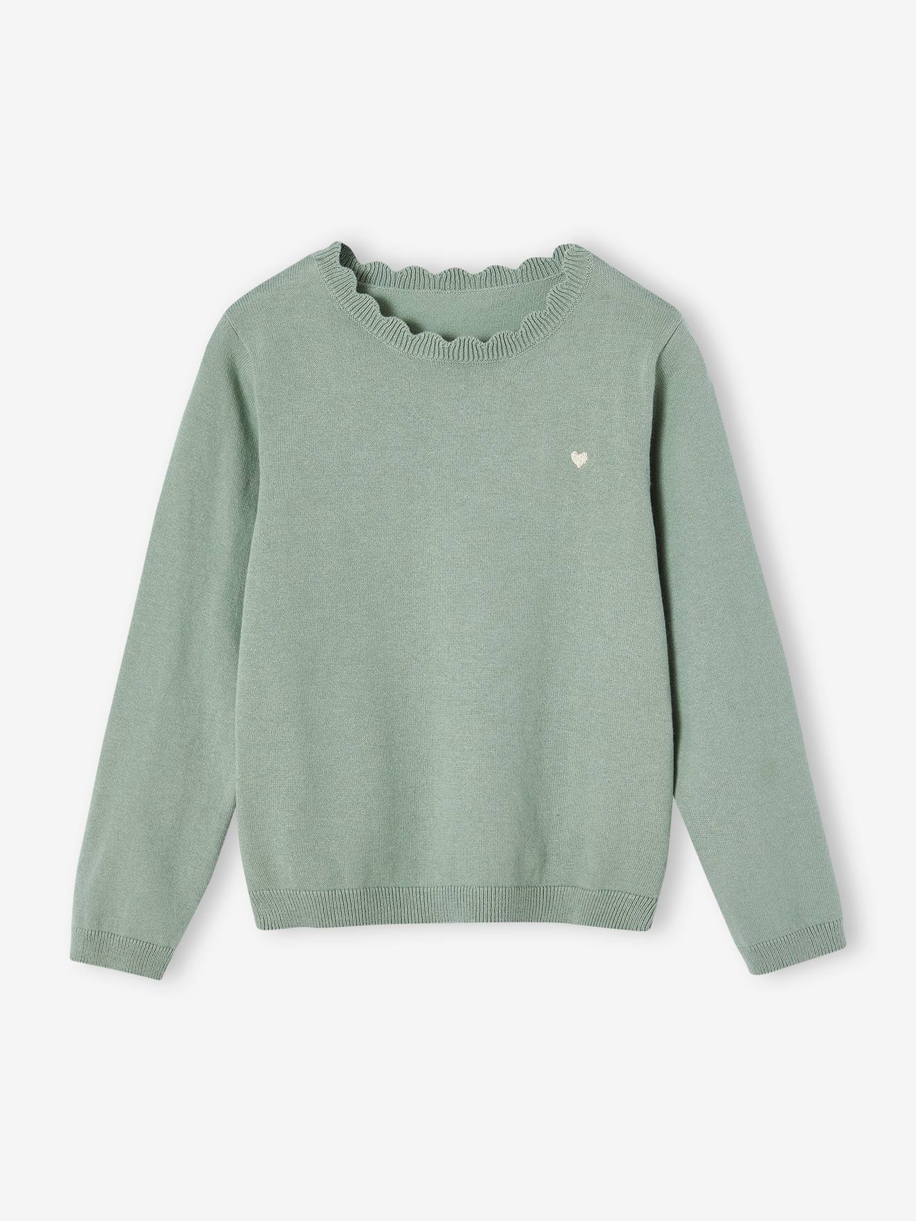 Personalisierbarer Mädchen Pullover BASIC von Vertbaudet