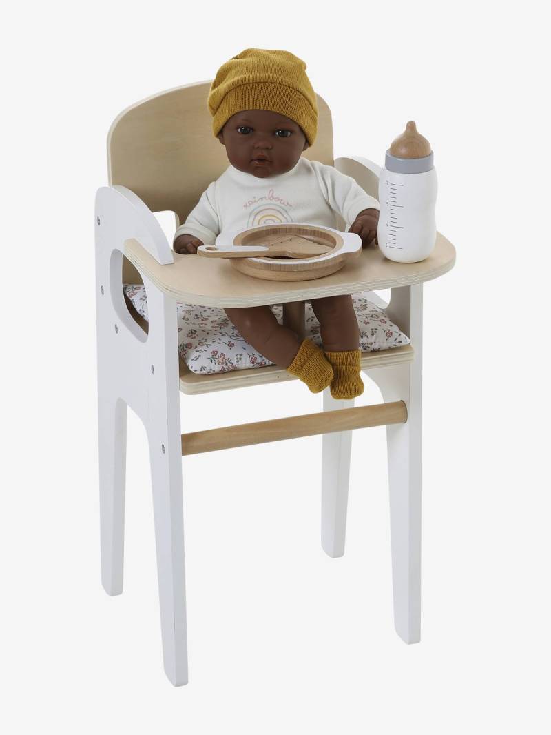 Puppen-Hochstuhl MINI RETRO Holz FSC® von Vertbaudet