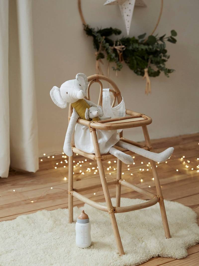 Puppen Hochstuhl aus Rattan MINI BOHO Puppen Hochstuhl aus Rattan MINI BOHO von Vertbaudet