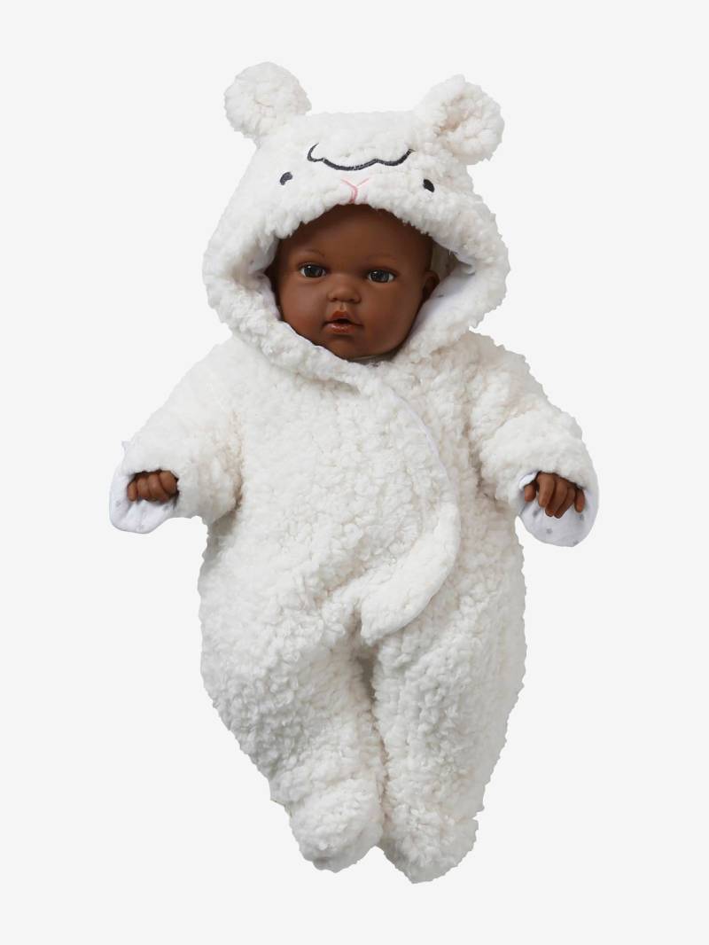 Puppen-Overall aus Teddyfleece von Vertbaudet