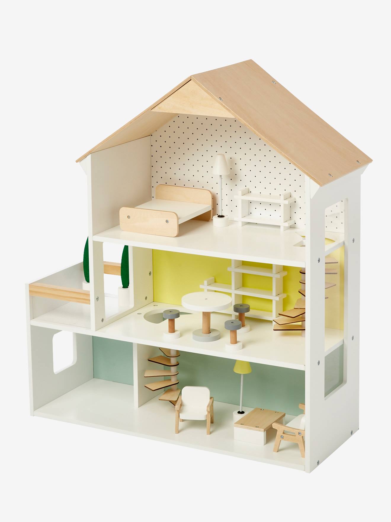 Puppenhaus aus Holz FSC® von Vertbaudet