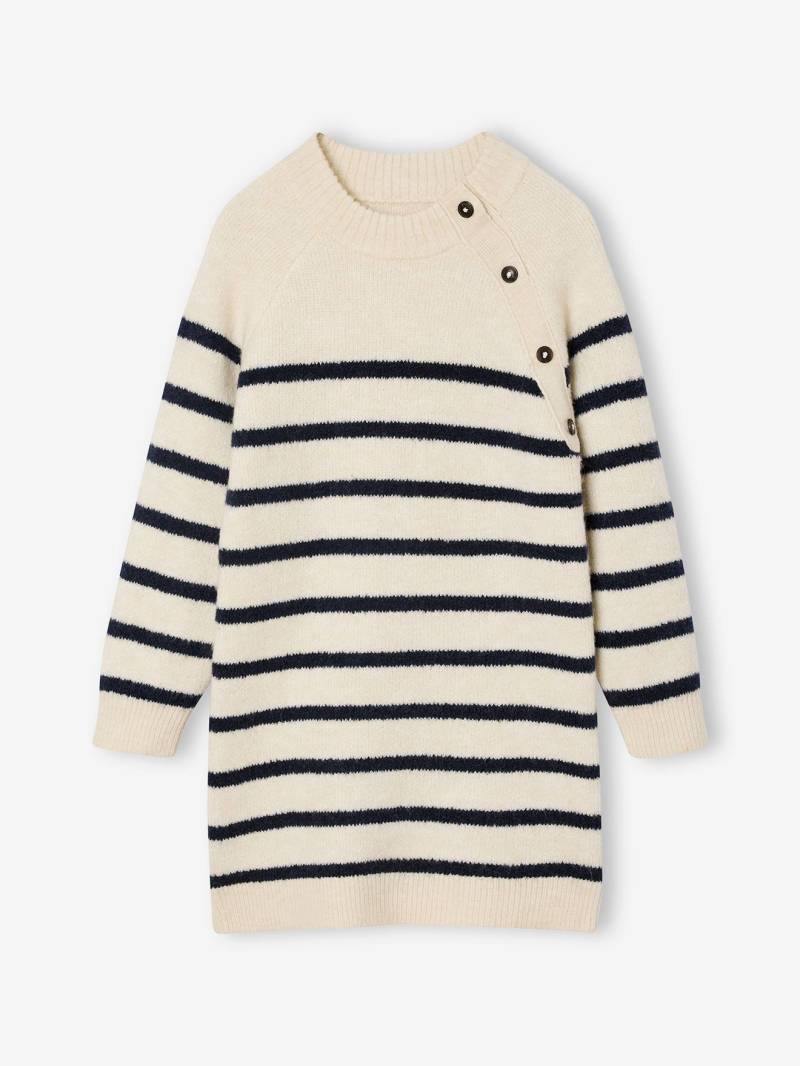 Ringelkleid aus Strick Mädchen von Vertbaudet