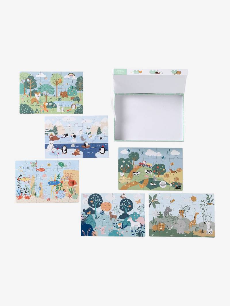 Set mit 6 Magnetpuzzles von Vertbaudet