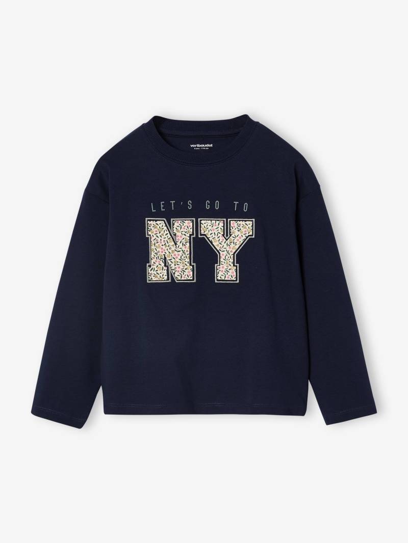 Shirt mit Buchstaben-Applikation Mädchen Shirt mit Buchstaben-Applikation Mädchen von Vertbaudet