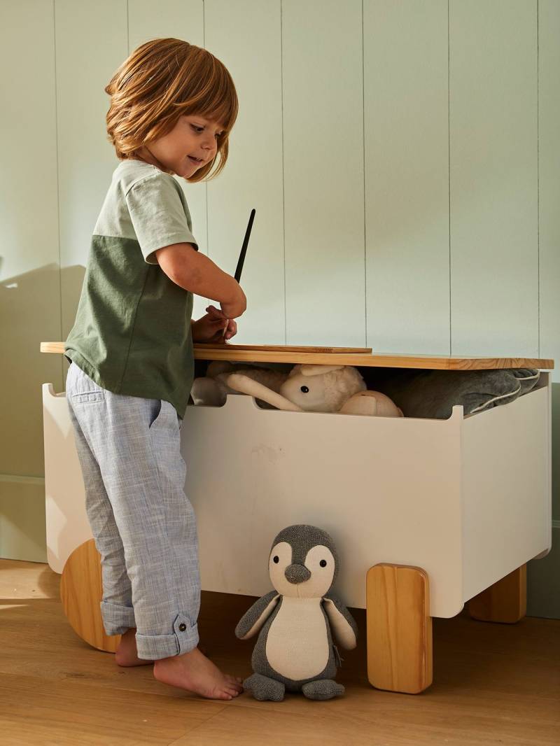Kinderzimmer Spielzeugtruhe mit Rollen ROLLIE von Vertbaudet