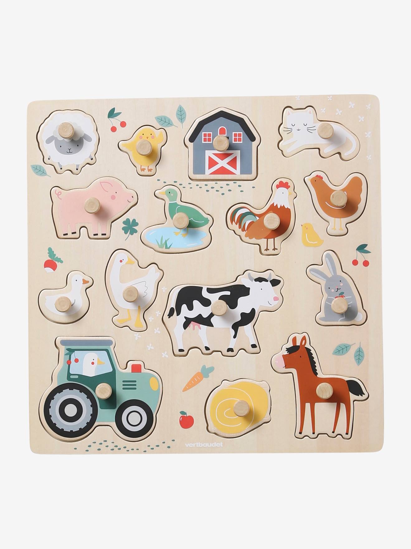 Steckpuzzle LOVELY FARM von Vertbaudet