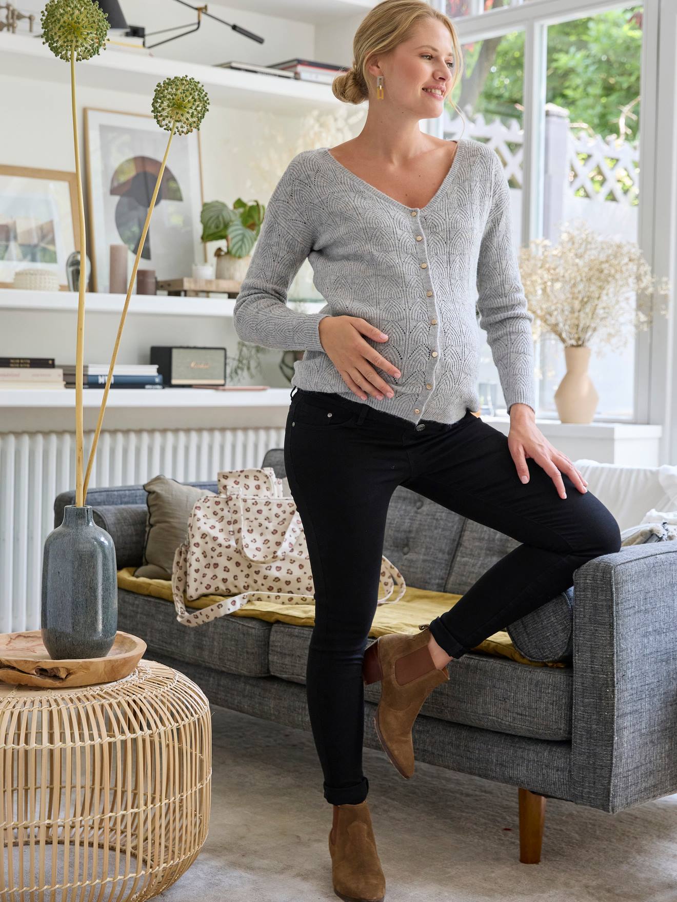 Umstands-Jeans mit WATERLESS-Denim Umstands-Jeans mit WATERLESS-Denim von Vertbaudet