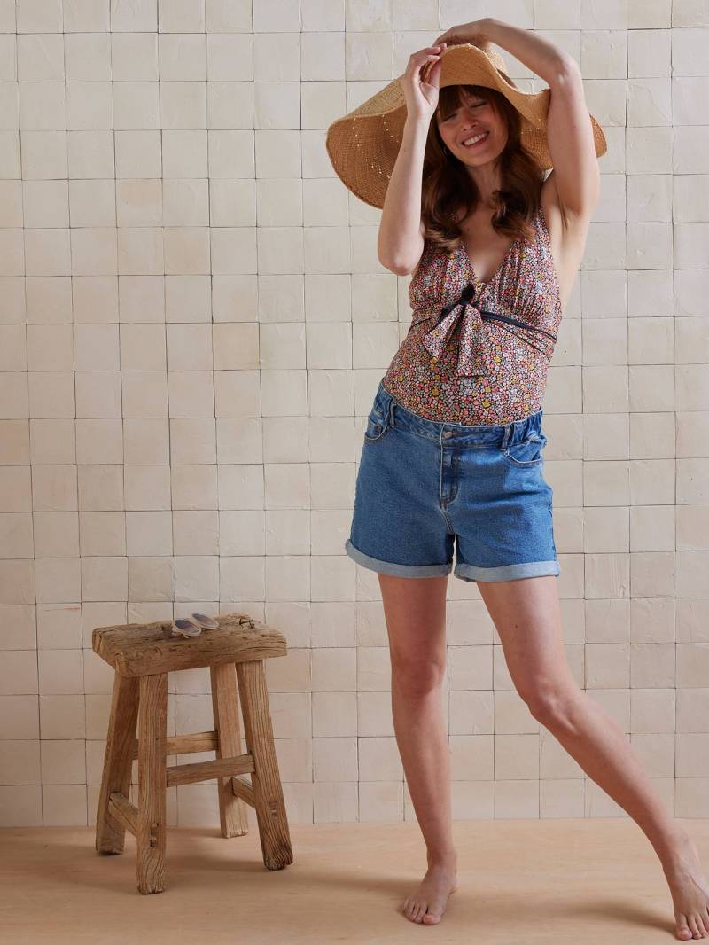 Umstands-Jeansshorts im Mom-Fit von Vertbaudet