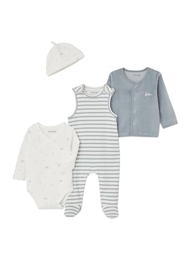 VERTBAUDET 4-teiliges Baby Geschenk-Set Oeko-Tex himmelblau 50 von Vertbaudet