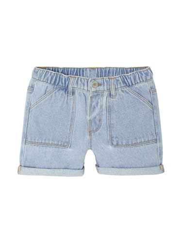 Vertbaudet Mädchen Jeansshorts Basic helles blau 146/152 von Vertbaudet