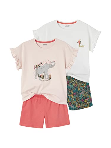 VERTBAUDET 2 Stück Basics Wild fillerose3A Pyjashorts, Rosa, 3 Jahre von Vertbaudet