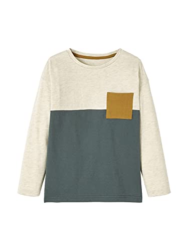 VERTBAUDET Colorblock Jungen-T-Shirt, grün, 6 Jahre von Vertbaudet