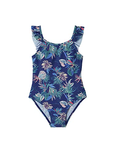 VERTBAUDET Badeanzug mit tropischem Druck, für Mädchen, Marineblau, 14 A, blau VERTBAUDET Badeanzug mit tropischem Druck, für Mädchen, Marineblau, 14 A, blau von Vertbaudet
